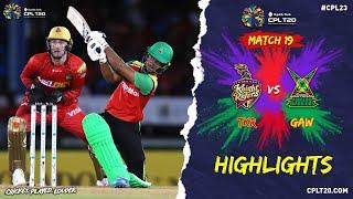 Highlights | Trinbago Knight Riders vs Guyana Amazon Warriors | CPL 2023
