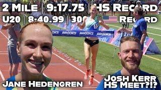 Jane Hedengren |  U20 3000m Record 8:40.99 | 2 Mile 9:17.75 | Brooks PR