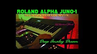 Roland Alpha Juno-1 Yamaha MODX6 FX Deep Analog Dream Synthesizer Rik Marston