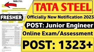 Tata steel Junior Engineer Recruitment 2023 | Fresher| Recruitment 2023 | Job vacancy 2023 | Mnc Job