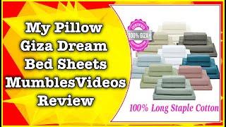 My Pillow Giza Dream Sheets Review With Score - MumblesVideos Product Review