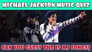 Guess the Michael Jackson Songs Music Quiz