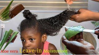 How to make aloe vera Leave-in Moisturizer for fast hair growth/remove Aloe Vera poison toxin