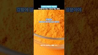 1분안에 공부하는 자연의 항염제 ‘커큐민’의 효능과 더 효과적으로 섭취하는 방법 #건강 #커큐민 #음식