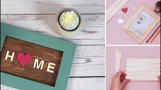 DIY Popsicle Stick Wall Art for A Welcoming Home