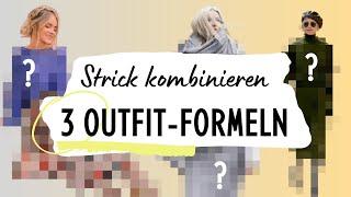 3 wundervolle Outfits mit STRICK  Winter 2024/2025