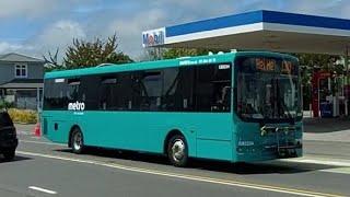 MAN 16.240 GB2234 ex Leopard no. 234 on 130 Hei Hei past Mobil Gas Station in Riccarton.