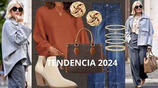 MODA TENDENCIA OTOÑO INVIERNO 2024/2025 OUTFITS BÁSICOS  SENCILLOS PARA MUJERES GUAPÍSIMAS