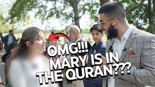 CATHOLIC WOMAN BEGINS TO UNDERSTAND ISLAM! SPEAKERS CORNER WITH ALI DAWAH