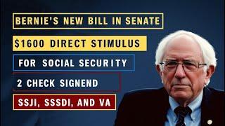 $1,400 Stimulus + $200 Monthly Boost for Social Security – Sanders’ 2025 Plan Approved!