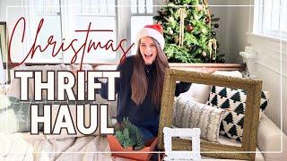 FIRST CHRISTMAS THRIFT HAUL OF THE SEASON! | THRIFT HAUL