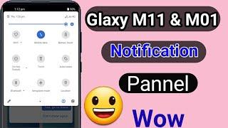 Notification Bar On Samsung Galaxy M11 & M01 | No Root