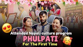 Attended nepali culture program “PHULPATI” for the first time  Keshavi Mitesh  Vlog