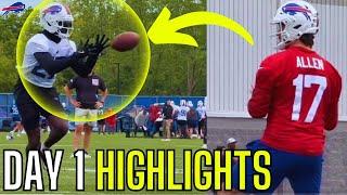 The Buffalo Bills Look DYNAMIC At OTAs... | Day 1 Highlights | ( Josh Allen Maxwell Hairston )