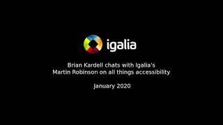 Igalia Chats with Martin Robinson on a11y