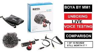 BOYA BY-MM1 MIC REVIEW, LIVE VOICE TESTING, UNBOXING | CHEAP BUDGET MIC | SHOULD YOU BUY IT ?