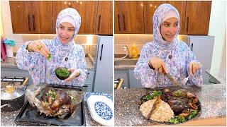 لما مراتك تعملك لحمه العيد 