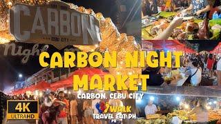 CARBON NIGHT MARKET Cebu City - Cebu Food Trip + Walk Tour