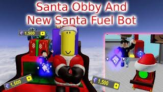 3-2-1 Blast Off Simulator Christmas Update Santa Obby Free gems  and Santa Fuel Bot! Roblox.