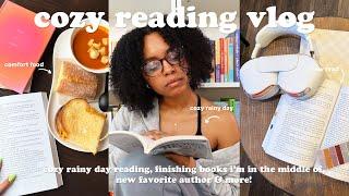 Cozy Rainy Day Reading Vlog  | The Perfect Day to Stay In & Read!