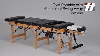 Tour Portable Abdominal Swing-Away Operation: Thuli Chiropractic Table