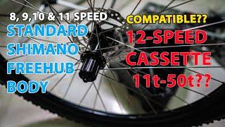 SHIMANO HG FREEHUB BODY COMPATIBLE? TO 12-Speed CASSETTE 11-50