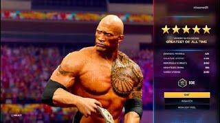 WWE 2K23 TheRock vs John Cena