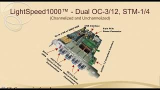 High Speed OC 3 12 and STM 1 4 Channelized & Un channelized Test Platform