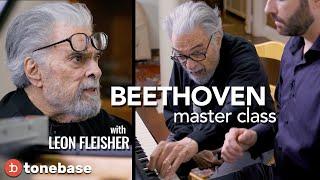 Leon Fleisher Teaches Beethoven's Pathétique Sonata | tonebase Piano (Ben Laude, piano)