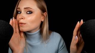 ASMR | Gentle EAR TO EAR whispering, scratching and rambling (NEW MICS)