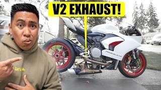 MAKING THE PANIGALE V2 FASTER WITH AN EXHAUST AND ECU FLASH!