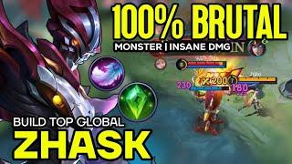 ZHASK BEST BUILD 2024 | TOP GLOBAL ZHASK GAMEPLAY | MOBILE LEGENDS