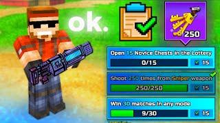 Pixel gun 3d: The task marathon experience