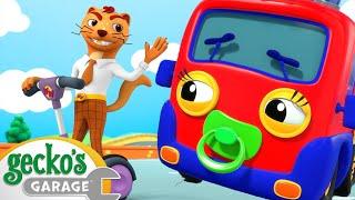 Weasel's Wheels and No Deals | Baby Truck | Gecko's Garage | Kids Songs