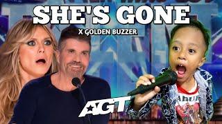 This kid is really great singing She's Gone all the judges are amazed | AGT2024