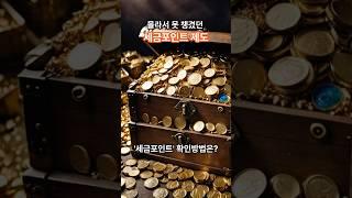 [정보]성실하게 낸 세금, 포인트로 돌려받는다!?? #세금포인트제도 #국세청 #세금혜택 #성실납부혜택