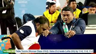 Para Table Tennis Men Class 2 - Lakshya Gupta (HR) Vs Avinash (TN) | Khelo India Para Games 2023