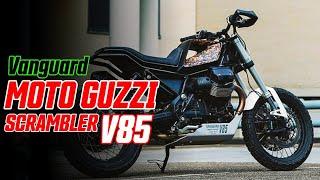 Moto Guzzi V85 TT Scrambler Vanguard Custom | Motorcycle TV