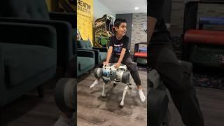 Riding the X30 Robot Dog by Deep Robotics ($65,000 robot) #robotdog