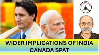 Gunners Shot Clips : Wider Implications of India Canada Spat / Lt Gen P R Shankar (R)