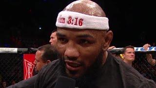 Listen to Yoel Romero’s post-fight interview