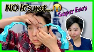 How to handle AND put in contact lenses | For beginners (Funny)