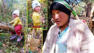 Rural Mom & son's lifestyle II Jina Jonson working in Jungle Nepal@pastorallifeofnepal