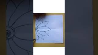 how to draw a flower|easy flower drawing for beginners|flower drawing tutorial| colour n fun shorts#