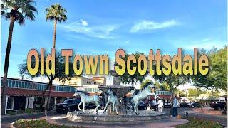 [4K]  OOLD TOWN SCOTTSDALE | Downtown Scottsdale & A Driverless Car | Arizona | Narrated Tour