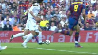 Ibrahimovic Goal (Barcelona - Xerez 24-04-10)