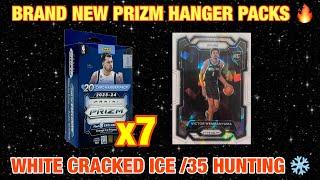 * ROOKIE AUTO PULL! 2023-2024 PRIZM BASKETBALL HANGER PACKS REVIEW! WHITE CRACKED ICE HUNTING