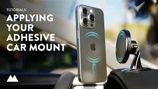 How to apply your Mous MagSafe® compatible adhesive car mount