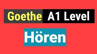 LEARN GERMAN|A1 LEVEL LISTENING| GOETHE A1 HÖREN |