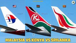 Malaysia Airlines Vs Kenya Airways Vs Srilankan Airlines Comparison 2024!  Vs  Vs 